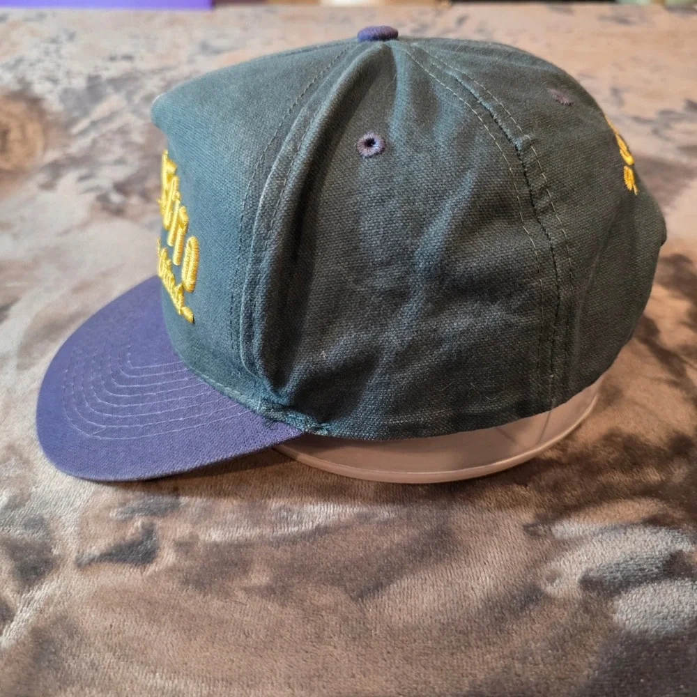 Suavecito Premium Blends Otto Cap Green Navy Blue Yellow Embroidered Hat OSFM